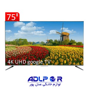 Smart UHD 4K Google TV TCL model P735 size 75 inches