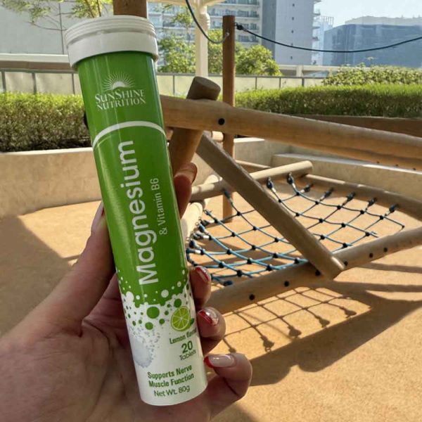 قرص جوشان منیزیم - Sunshine Nutrition) B6)