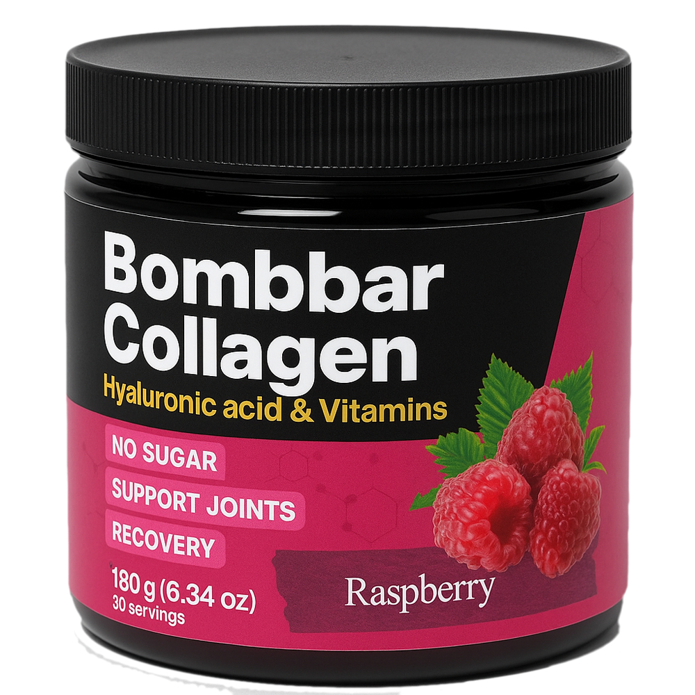 پودر کلاژن رزبری Bombbar