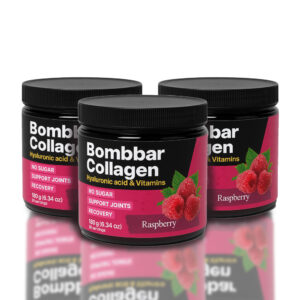 پک سه تایی پودر کلاژن رزبری